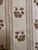 More than 25yards of classic Brunschwig & Fils fabric from the 1980s off white background with light brown flower and stripe