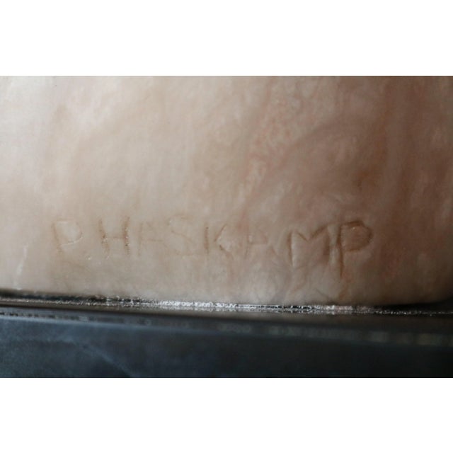 Cream Ceramic Vase With Native Motif by Berkeley House For Sale In Los Angeles - Image 6 of 8