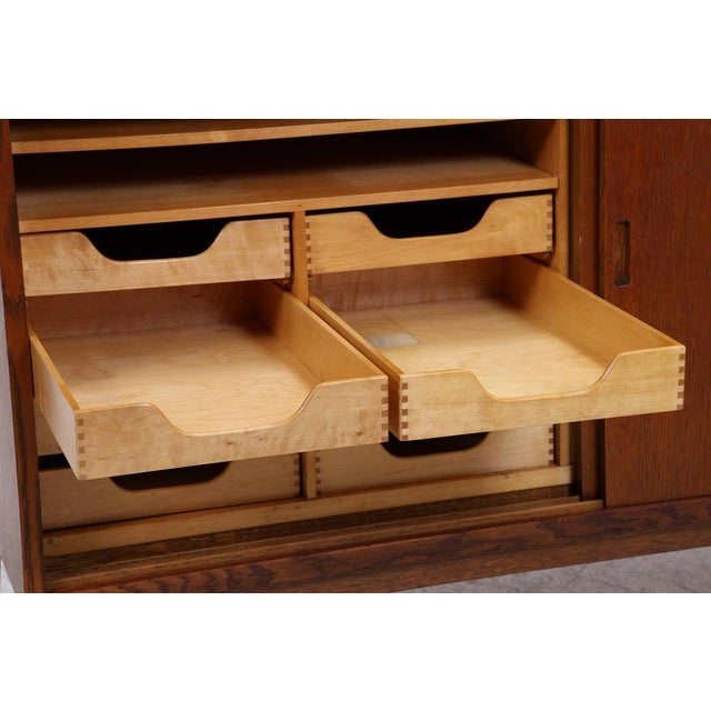 Wood Vintage Teak Chest of Drawers For Sale - Image 7 of 17
