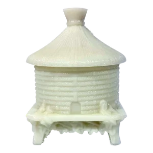 19th Century Portieux Vallerysthal Beehive Honey Pot