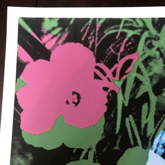 1990s After Andy Warhol "Poppy Flowers" Lithograph For Sale - Image 9 of 11