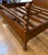 Classic King Size Mahogany Spindle Post Bed by Leighton Hall - Showroom Sample For Sale - Image 9 of 14