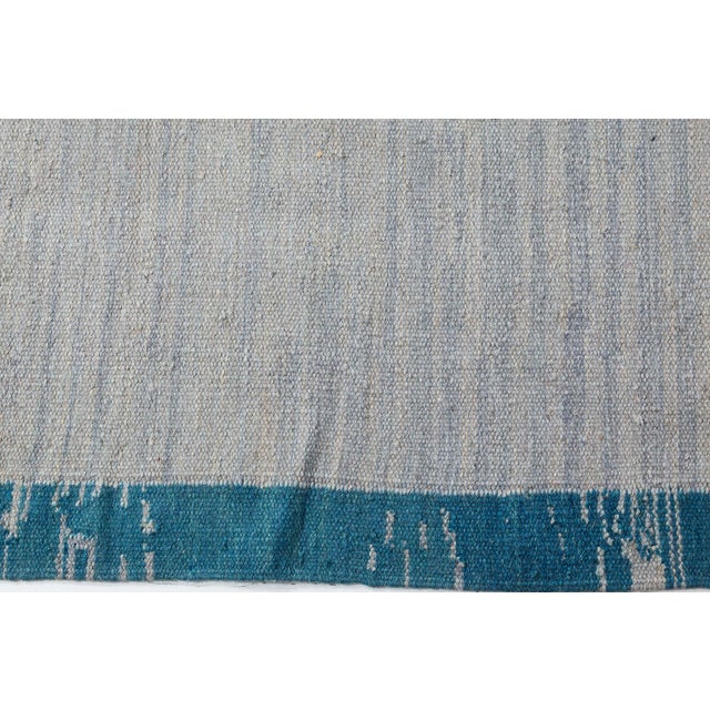 Early 21st Century Contemporary Grey River Dance Handmade Wool Rug by Doris Leslie Blau For Sale - Image 5 of 9