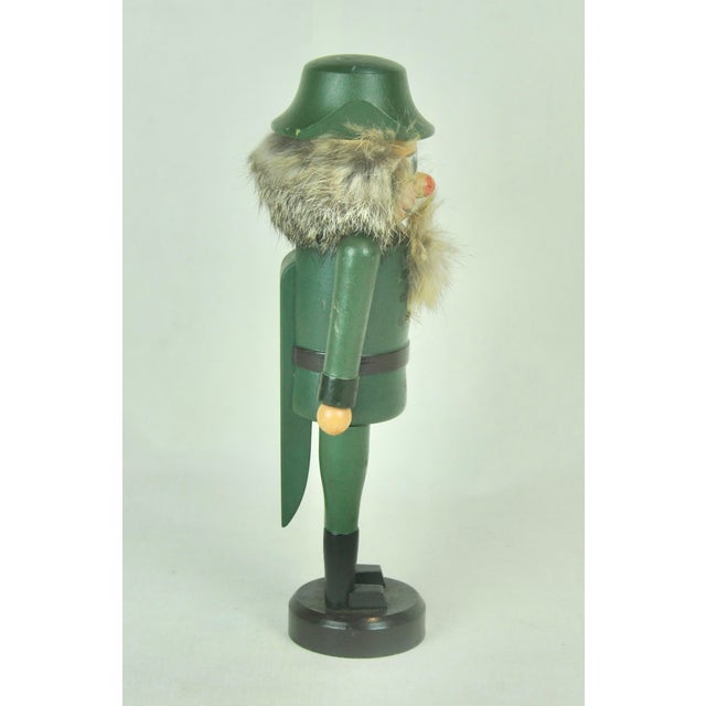 German Nutcracker in Green Costume, 1960s, in Good conditions. Designed 1960 to 1969