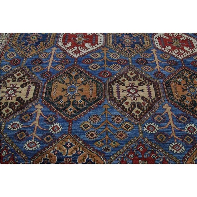 1990s Handwoven Serapi Style Area Rug 9’9″ X 14’0″ For Sale In Dallas - Image 6 of 9