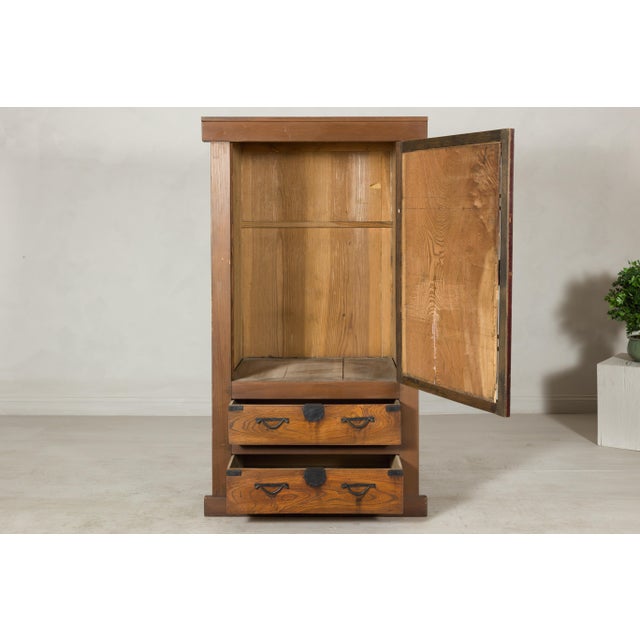Meiji-era Mizuya Dansu, Circa 1900 – Japanese Kitchen Cabinet For Sale - Image 12 of 12