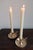 Mid 20th Century Brass Candlesticks For Sale - Image 5 of 6