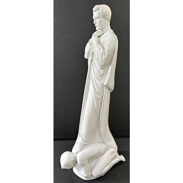 Large and extraordinary, this sculpture entitled "Victory" depicts a dignified Danish figure in honorific robes standing...