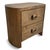 2020s Mod Rounded Medium Oak Nightstand For Sale - Image 5 of 15