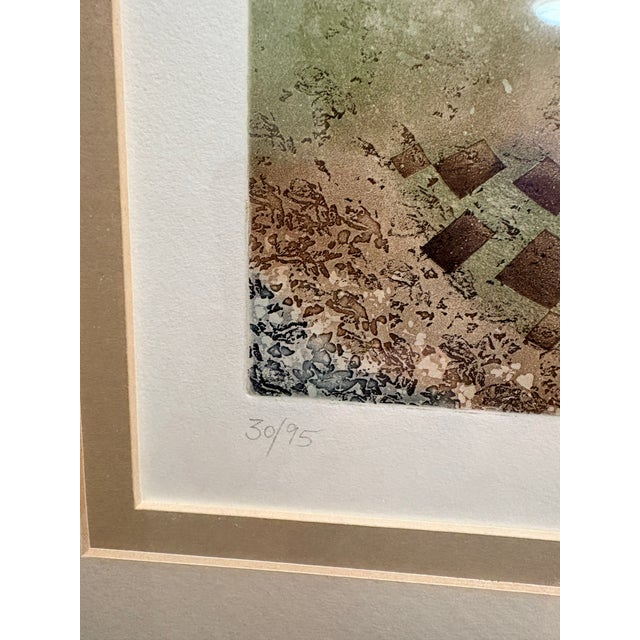 1980s Heinz Voss “Dragonfly Garden” Signed Limited Edition Serigraph 30/95, Framed For Sale - Image 4 of 4