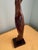 Vintage Biomorphic Two-Tone Hardwood Female Sculpture; Mid-Century Modern, Art Deco, Contrast Sapwood/Heartwood Figurative Abstract Carving For Sale - Image 4 of 12
