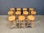 Alpine Style Chalet Stools in Wood, 1970s, Set of 9 For Sale - Image 13 of 14