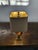 Agate and Brass Table Lamp For Sale - Image 4 of 6