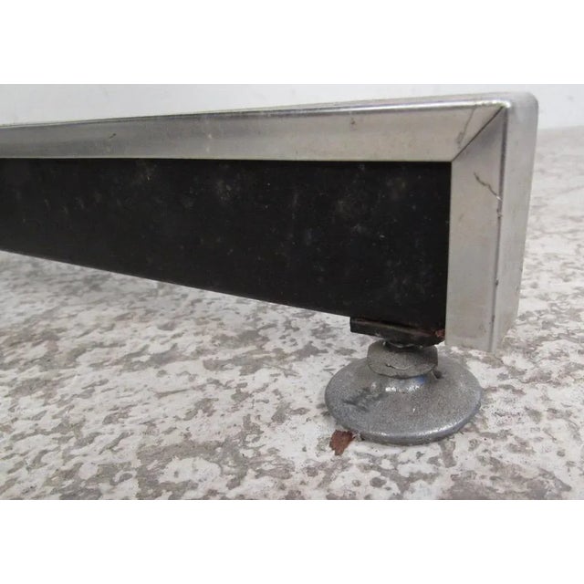 Antique White Mid-Century Modern Tufted Swivel Lounge Chair For Sale - Image 8 of 10