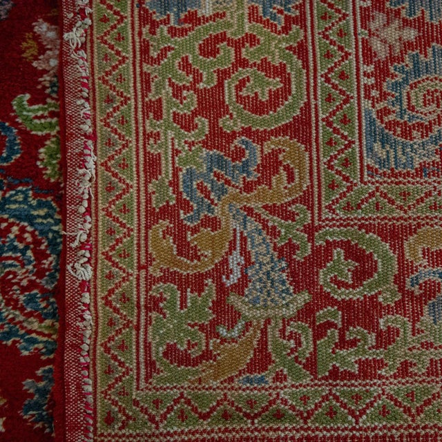 Vintage Spanish Hand-Knotted Rug, 1920s For Sale - Image 6 of 7