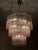 Large Pink Colorful Murano Chandeliers with Tubular Prisms Tronchi, Set of 2 For Sale - Image 13 of 16