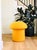 Mid-Century Modern Mushroom Ottoman in Saffron Wool For Sale - Image 3 of 11