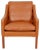 Model 2207 Lounge Chair in Walnut and Anilin Leather by Børge Mogensen for Fredericia For Sale