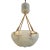 1920s Lalique Opalescent Glass Coquille Hanging Fixture For Sale
