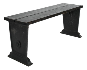 Vintage Cast Iron Bench from Skoglund & Olson, 1920s