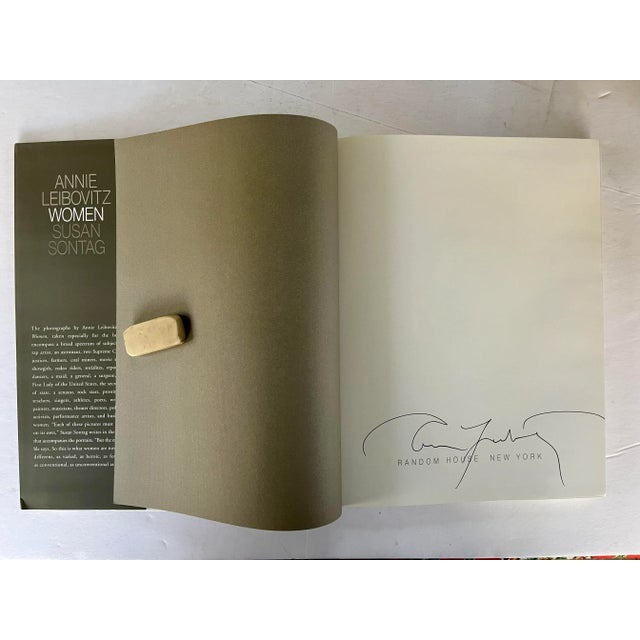 Signed first edition of Women by Annie Leibovitz with an opening essay by Susan Sontag. First Edition, First Printing....