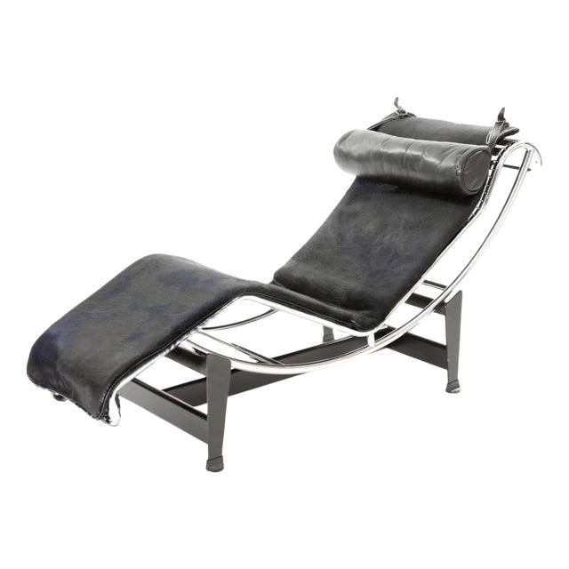 椅子 Cassina LC4 CHAISE LONGUE 4 Chaise Longue à Réglage Continu, 60 - Cassina