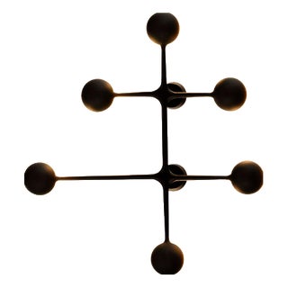 Dot Pattern Black Light 6 Sphere Applique Lamp by Charles and Ray Eames for Cassina For Sale