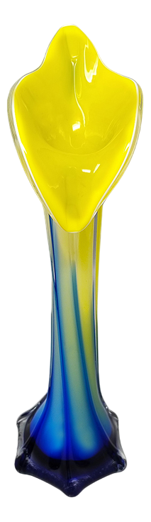 Jack in the Pulpit Calla Lily Vase in Murano Glass, 1960s