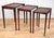 1930s Antique Traditional Mahogany Cocktail Nesting Tables - Set of 3 For Sale - Image 5 of 10