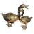 Mid-Century Brass Ducks - a Pair For Sale