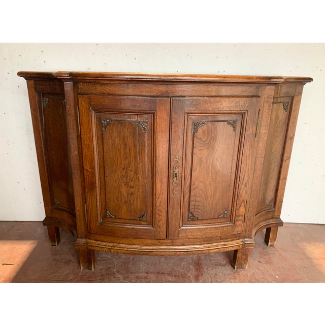 19th Century Louis XIV Sideboard in Oak For Sale - Image 13 of 13