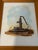Wood Vintage Water Hand Pump Country Farm Art Miniature Painting Signed by Artist Cora Lee Sanders For Sale - Image 7 of 7