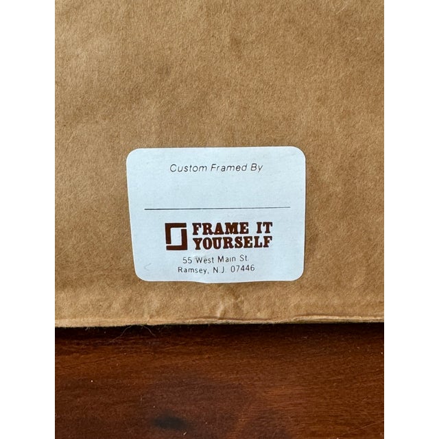 Antique Hand-Tinted Engraving | Ottoman Dance Scene by F. Raineri | Framed Orientalist Art Print For Sale - Image 11 of 12