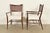 Paul McCobb Irwin Collection Mid-Century Modern Sculpted Walnut Cane Back Armchairs, Newly Refinished For Sale - Image 10 of 12