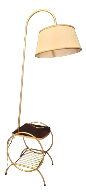 Floor Lamp with Reading Light, 1950s