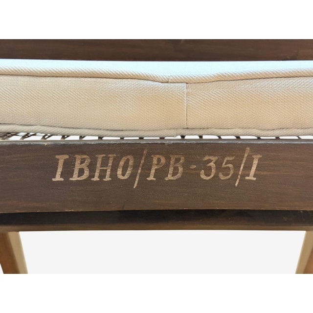 Pierre Jeanneret, Teak, Cane, Low Easy Chairs, Chandigarh, India C. 1960s For Sale - Image 13 of 15