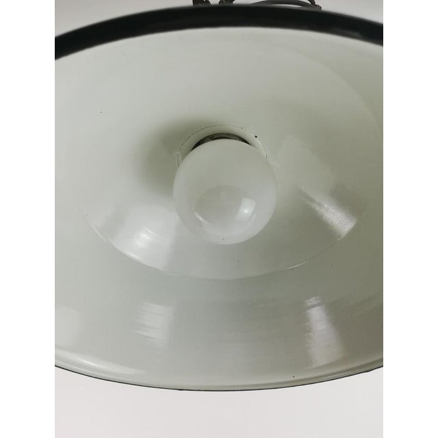 Metal Vintage Industrial Scissor Hanging Lamp, 1950s For Sale - Image 7 of 10