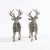 Vintage Silver-Plated Stags a Pair For Sale - Image 4 of 5