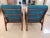 Mid-Century Modern Vintage Ole Wanscher for France & Daverkosen Fd-109 Model Lounge Chairs - a Pair For Sale - Image 3 of 12