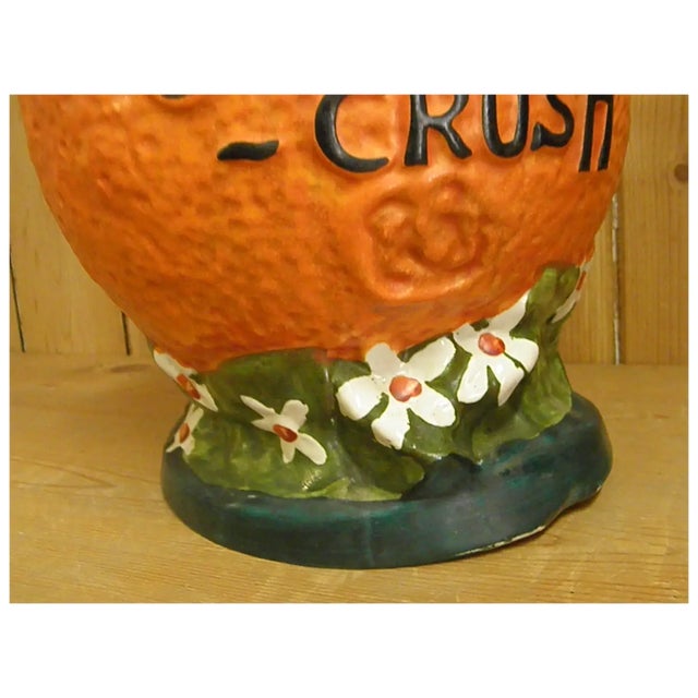 Orange Hard to Find 1910-20s Wards Orange Crush Syrup Dispenser For Sale - Image 8 of 18