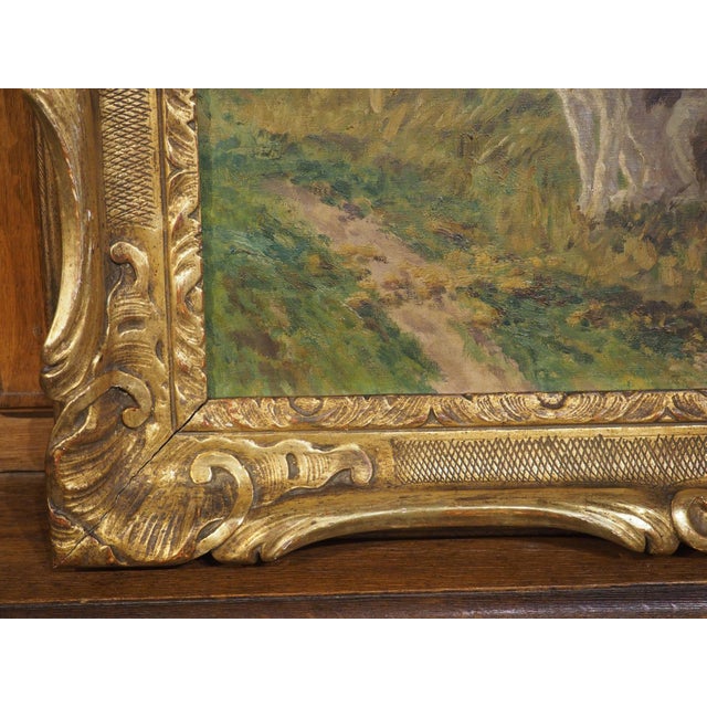 Early 20th Century The Beginning of the Hunt, French Oil Painting by Marie Calves (1883-1957) For Sale - Image 5 of 18