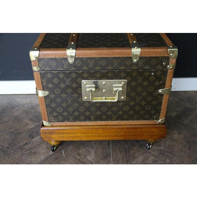 Small Monogram Trunk from Louis Vuitton, 1920 For Sale - Image 10 of 18