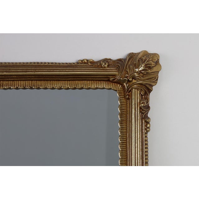 Large French Neo‑classical Copper Mirror, 1950s For Sale - Image 6 of 11