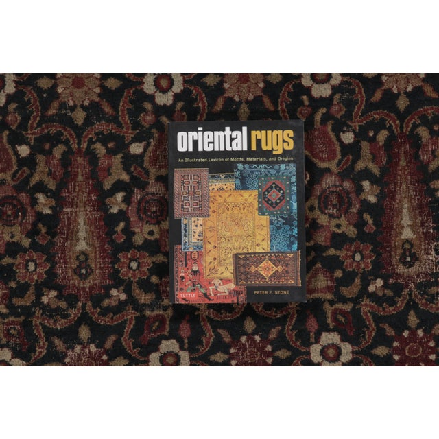 Brown Antique 18th Century Persian Doroksh Rug in Brown With Floral Design - Rug & Kilim For Sale - Image 8 of 11
