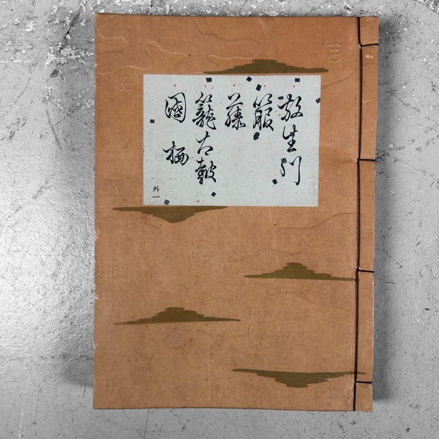 Wood Japanese Archive Cabinet with 40 Books on Noh Theater (1929, Lithograph Print). For Sale - Image 7 of 18