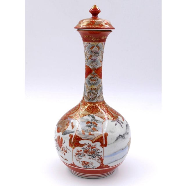19th-Century Japanese Kutani Vases, Set of 3 For Sale - Image 14 of 18