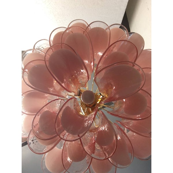 Murano Contemporary Mazzega Style Chandelier For Sale - Image 4 of 7