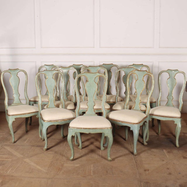 18th Century Italian Dining Chairs, Set of 12 For Sale - Image 14 of 14