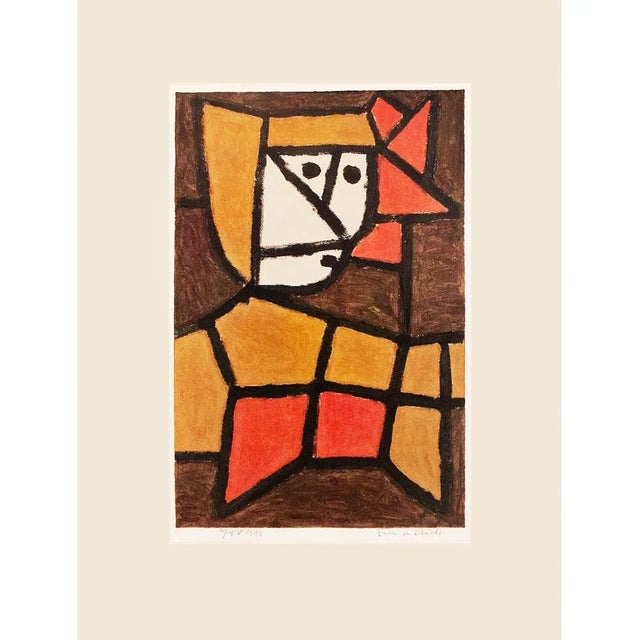 1958 After Paul Klee "Woman in Native Costume", First English Edition Lithograph For Sale In Dallas - Image 6 of 8