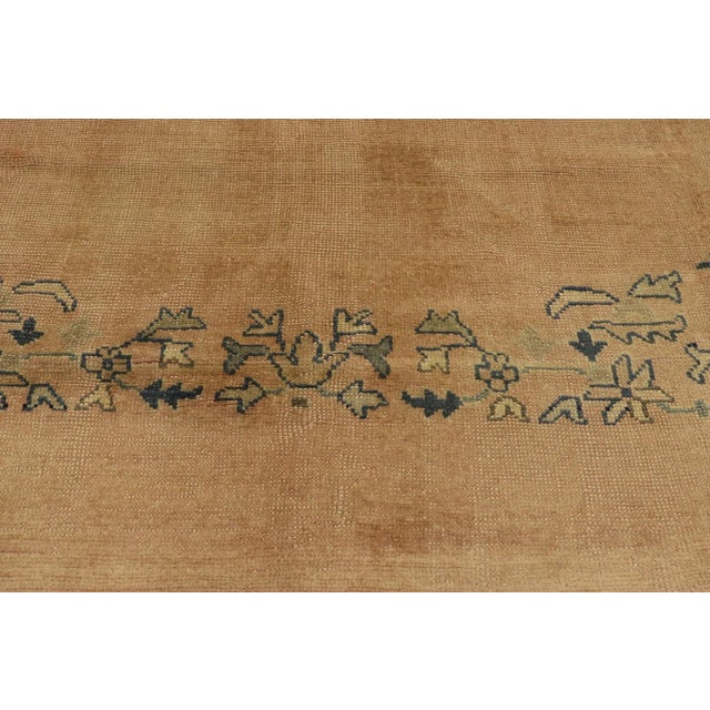 Antique Turkish Oushak Rug - 12'04 X 13'10 For Sale In Dallas - Image 6 of 10